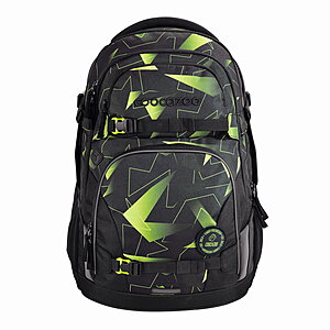 Coocazoo PORTER Lime Flash Schulrucksack