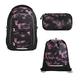 Coocazoo Porter Pink Illusion Schulrucksack Set 3tlg 2026