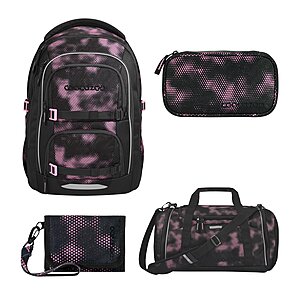 Coocazoo Porter Pink Illusion Schulrucksack Set 4tlg 2026