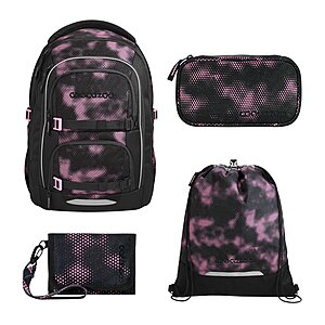 Coocazoo Porter Pink Illusion Schulrucksack Set 4tlg 2026