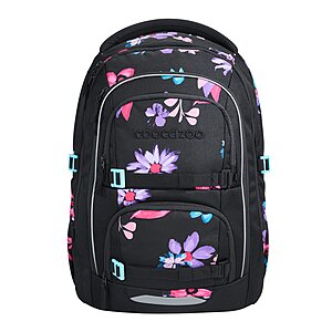 Coocazoo Porter Schulrucksack Floral Artnight