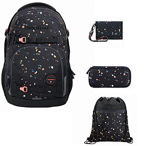 Coocazoo Porter Sprinkled Candy 4tlg Schulrucksack Set