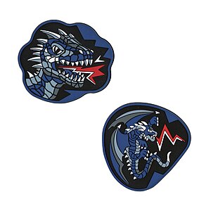 DerDieDas Buttons Dark Dragon 2-teilig