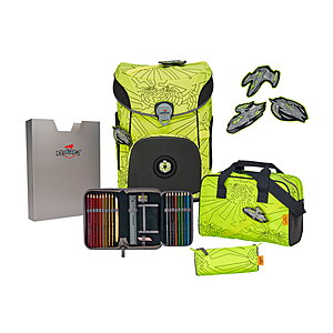 DerDieDas Easy Exkl. Superflash Neon Fighter 5tlg. Schulranzenset
