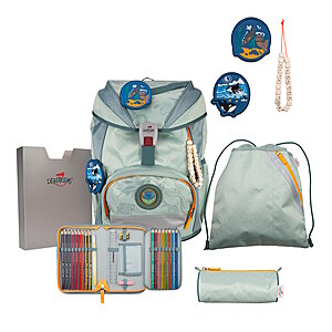 DerDieDas ErgoFlex ECO Grey Planet Schulranzenset