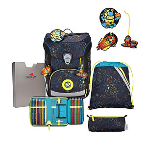 DerDieDas ErgoFlex Easy LED Crazy Schulranzenset