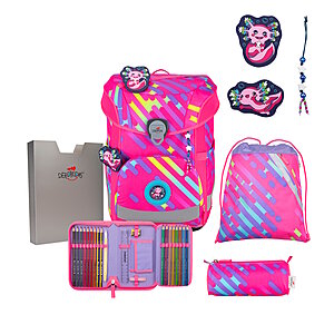 DerDieDas ErgoFlex Easy NEON Punkie Schulranzenset