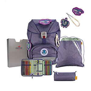 DerDieDas ErgoFlex Exklusiv ECO My Planet Schulrucksack-Set