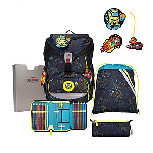 DerDieDas ErgoFlex LED Crazy Schulranzenset