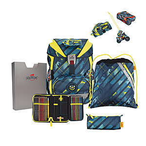 DerDieDas ErgoFlex Speed Challenge Schulrucksack-Set