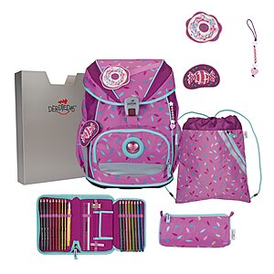 DerDieDas ErgoFlex Superlight Schulranzen Set Sweet Sprinkles