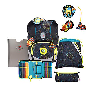 DerDieDas ErgoFlex Tiny LED Crazy Schulranzenset