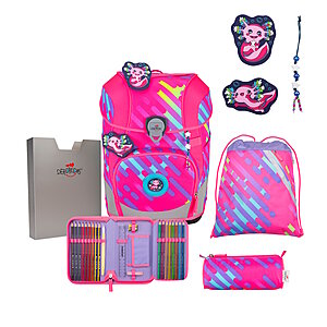 DerDieDas ErgoFlex Tiny NEON Punkie Schulranzenset