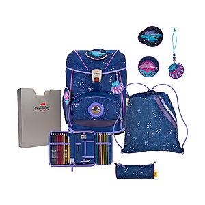 DerDieDas Ergoflex Deep Ocean Schulrucksack Set