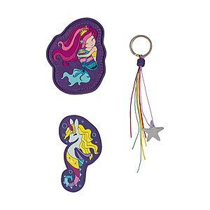 DerDieDas Wechselbuttons 3-tlg. Pink Mermaid