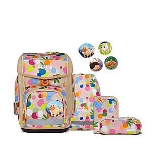 Ergobag Cubo Flower PowBr Schulranzen Set