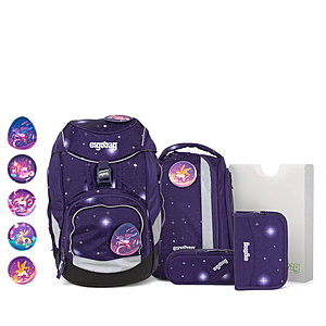 Ergobag Pack Brgasus Glow Schulrucksack Set 6 tlg.