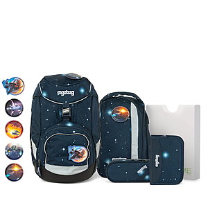 Ergobag Pack KoBrnikus Glow Schulrucksack Set 6 tlg.