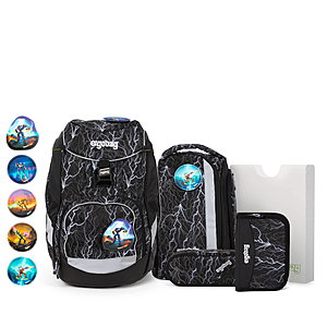 Ergobag Pack Super ReflektBr Schulrucksack Set 6 tlg.