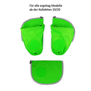 Ergobag Seitentaschen Zip-Set grn ab 2019/2020