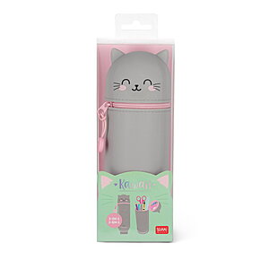 Legami 2in1 Silicone Kitty Pencil Case