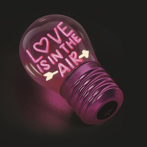 Legami Deko-Tischlampe Love is in the Air - Valentin 2026