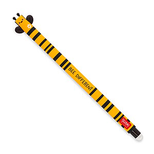 Legami Erasable Gel Pen Bee - Biene - Black INK