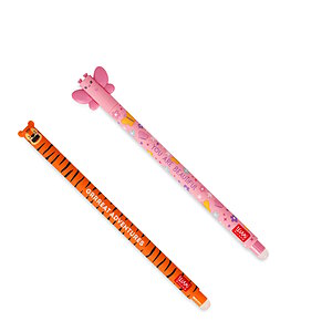 Legami Erasable Gel Pen Butterfly + Tiger Set