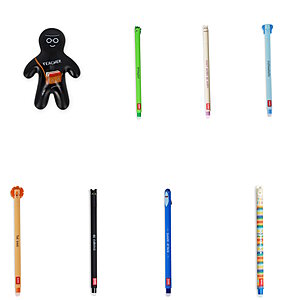 Legami Erasable Gel Pen Set inkl. Anti Stress Teacher