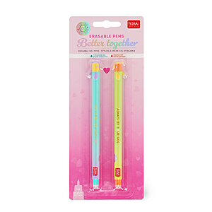 Legami Erasable Gel Pens 2tlg. Set Love Birds - Valentin 2026