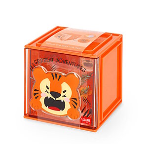 Legami Erweiterbare Schreibtischbox Cutie Cube Tiger