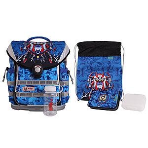 MCNeill Schulranzen Set Ergo Light Plus Roboman 5tlg