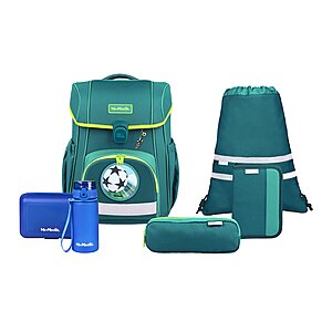 McNeill Bravo Schulranzen Set Petrol 9-teilig