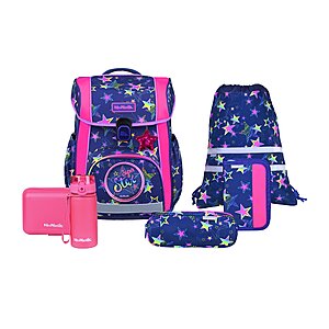 McNeill Bravo Schulranzen Set Stars 9-teilig