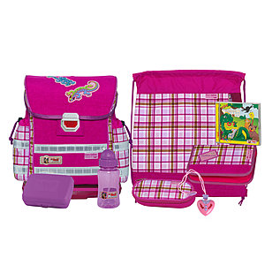 McNeill Ergo Light 912 Fashion-Line Caro Gekko pink Schulranzenset