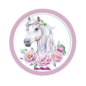 McNeill McAddys Pferd weiß-Blumen