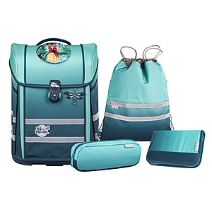 McNeill PERFECTO Gradient Blue Lagoon Schulranzenset 5tlg.