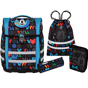 McNeill Perfecto Disney-Mickey Mouse Schulranzen-Set 5 tlg.