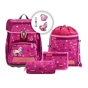 SBS Cloud schleich Schulranzen Set Marshmallow Einhorn 5tlg.