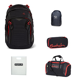 Satch Match Fire Phantom 5tlg Schulrucksack-Set