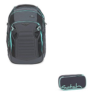 Satch Match Mint Phantom Schulrucksack Set 2tlg