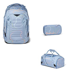 Satch Match Vivid Blue 3tlg Schulrucksack-Set