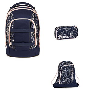 Satch Pack Bloomy Breeze 3tlg Schulrucksack-Set