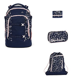 Satch Pack Bloomy Breeze 4tlg Schulrucksack-Set