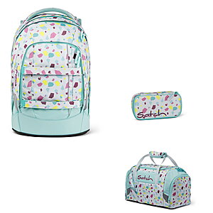 Satch Pack Dreamy Mosaic 3tlg Schulrucksack-Set