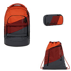 Satch Pack Fire Up 3tlg Schulrucksack-Set