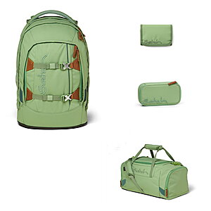 Satch Pack Jade Green 4tlg Schulrucksack-Set