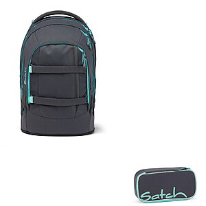 Satch Pack Mint Phantom Schulrucksack Set 2tlg Update