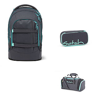 Satch Pack Mint Phantom Update Schulrucksack Set 3tlg