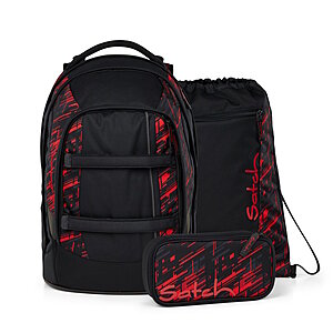 Satch Pack Night Rider 3 tlg. Set Schulrucksack